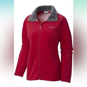 Columbia Sportswear Women's Dotswarm II Fleece Full Zip Jacket Size Medium